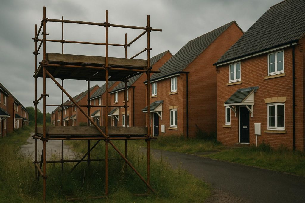 UK housing slowdown deepens as planning delays and economic uncertainty hinder recovery