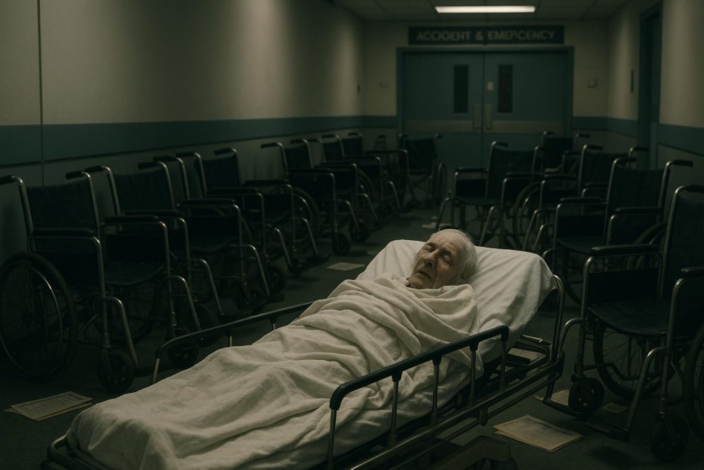 NHS crisis worsens as elderly endure record-breaking A&E waits in corridors