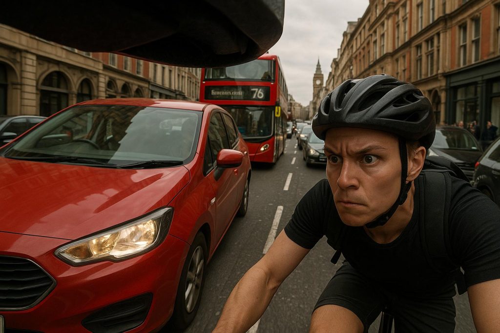 UCL study reveals critical near-miss hotspots for cyclists in London’s rush hours