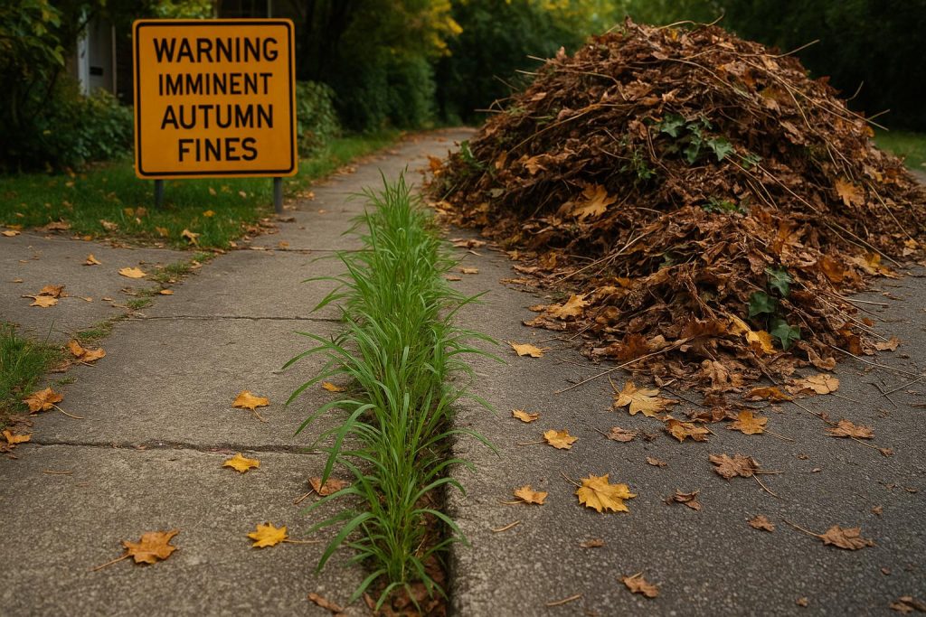 Autumn leaf disposal warnings as fines for garden waste misuse increase across the UK