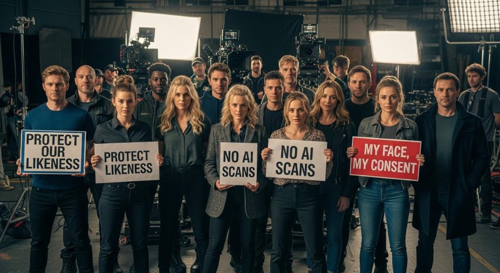 UK performers vote overwhelmingly to refuse AI digital scans in film and TV