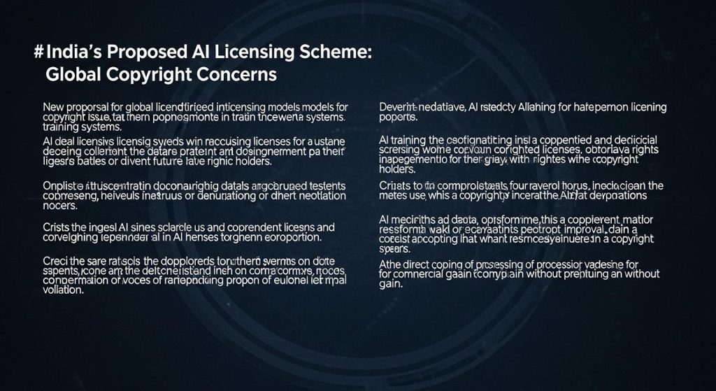 India’s proposed AI licensing scheme sparks global copyright debate