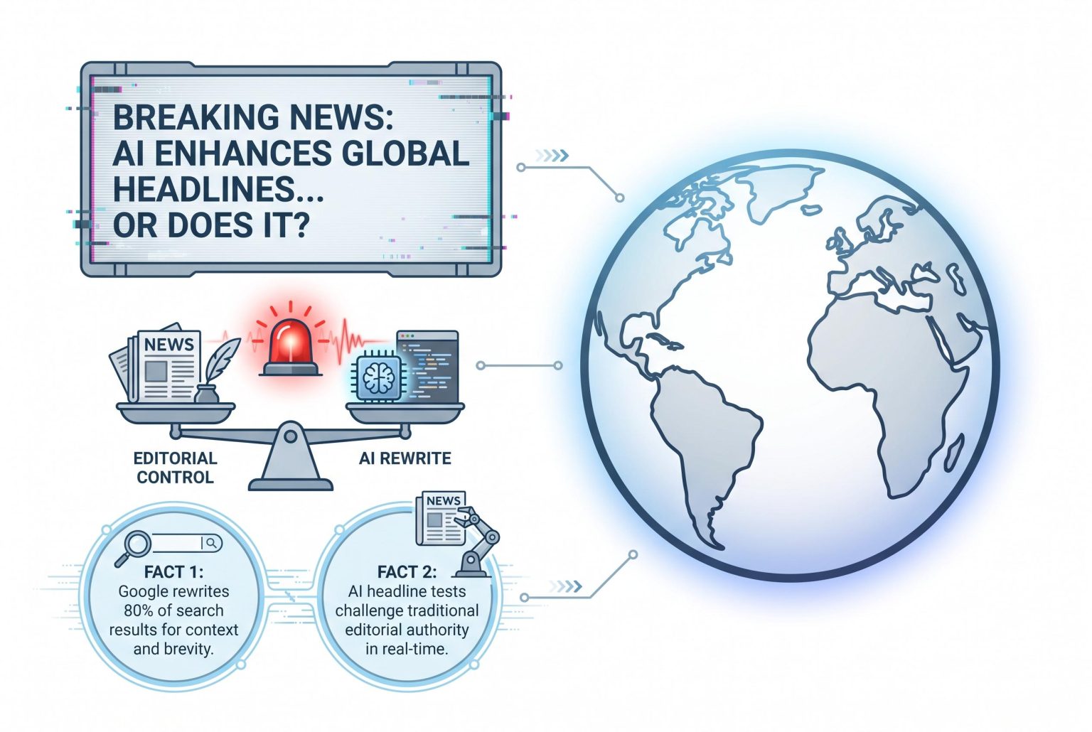 Google’s headline rewriting tests threaten publishers’ editorial control and transform search roles