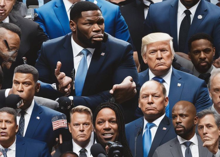 Reporter Criticizes 50 Cent for Comment on Black Men Supporting Trump Instead of Facing RICO Charges