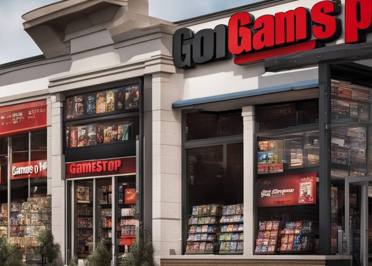 GameStop shares fall following 29% drop in sales and announcement of stock sale plan