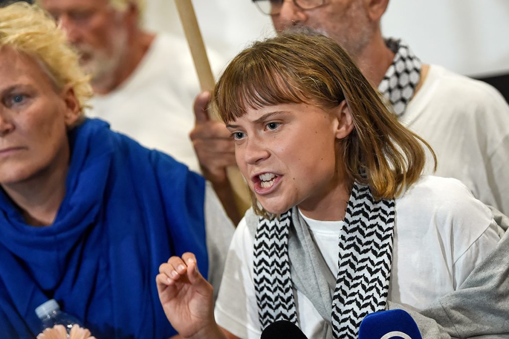 Israeli Hostage’s Sister Criticizes Thunberg for Alleged Propaganda