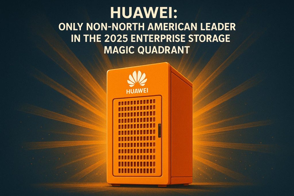 Huawei becomes only non-North American vendor recognised as a leader in Gartner’s 2025 enterprise storage magic quadrant