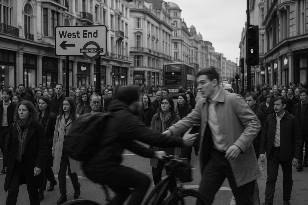 Phone thefts triple in London’s West End as gangs exploit tourist crowds