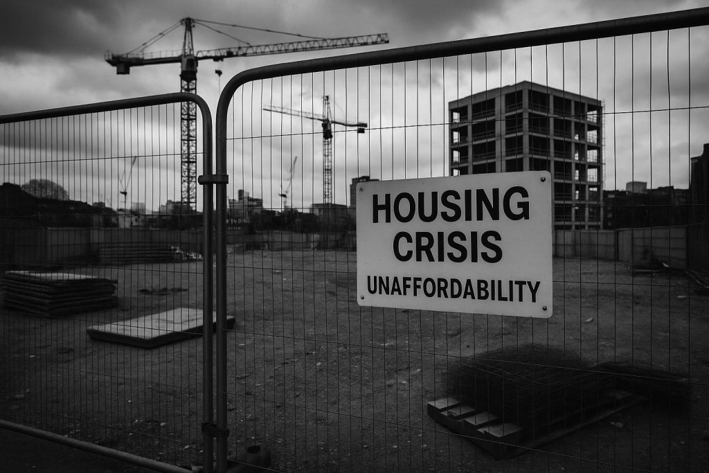 London housing crisis worsens as new home starts plummet by 75% amid soaring affordability gap