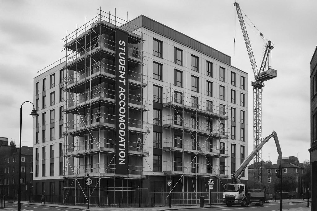 ISH’s first new student hall under construction with 185 beds and community café in Vauxhall