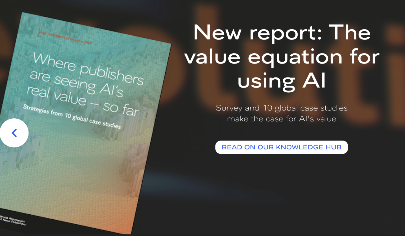 WAN-IFRA report finds advances in AI for news orgs, but highlights risks too