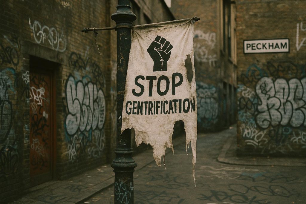 Peckham community protests as affordable housing cuts threaten redevelopment plans