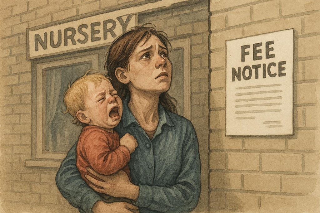 UK families struggle with soaring childcare costs amid rising unemployment and job scarcity