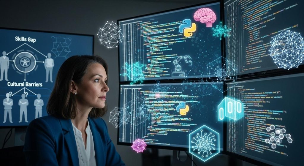 UK businesses struggle to harness full potential of AI due to skills gap and cultural barriers