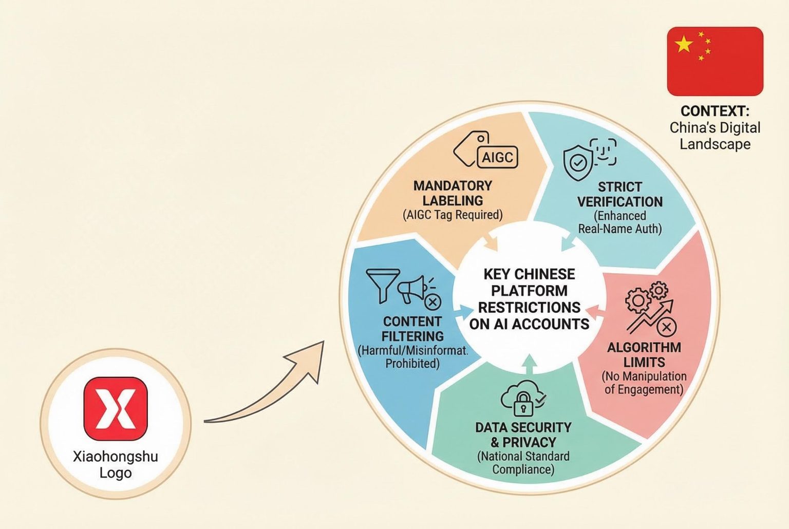 China clamps down on AI-driven accounts to safeguard authenticity on Xiaohongshu